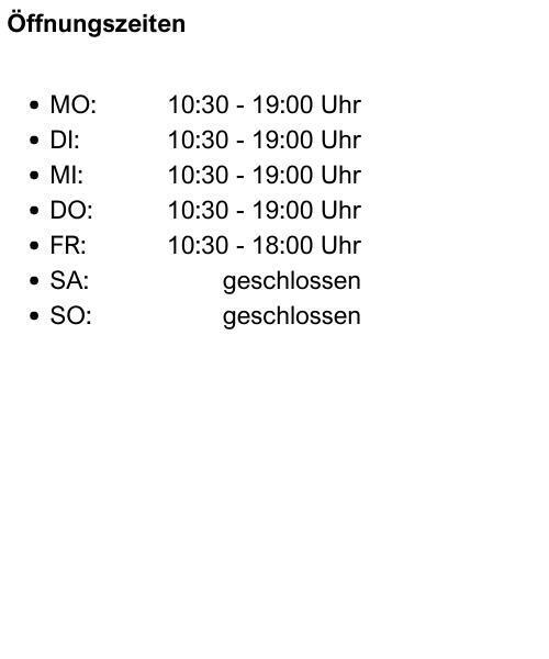 Mülheim Öffnungszeiten
